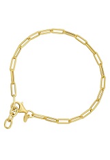 handsome teeny-tiny paperclip baby bracelet for babies and children
